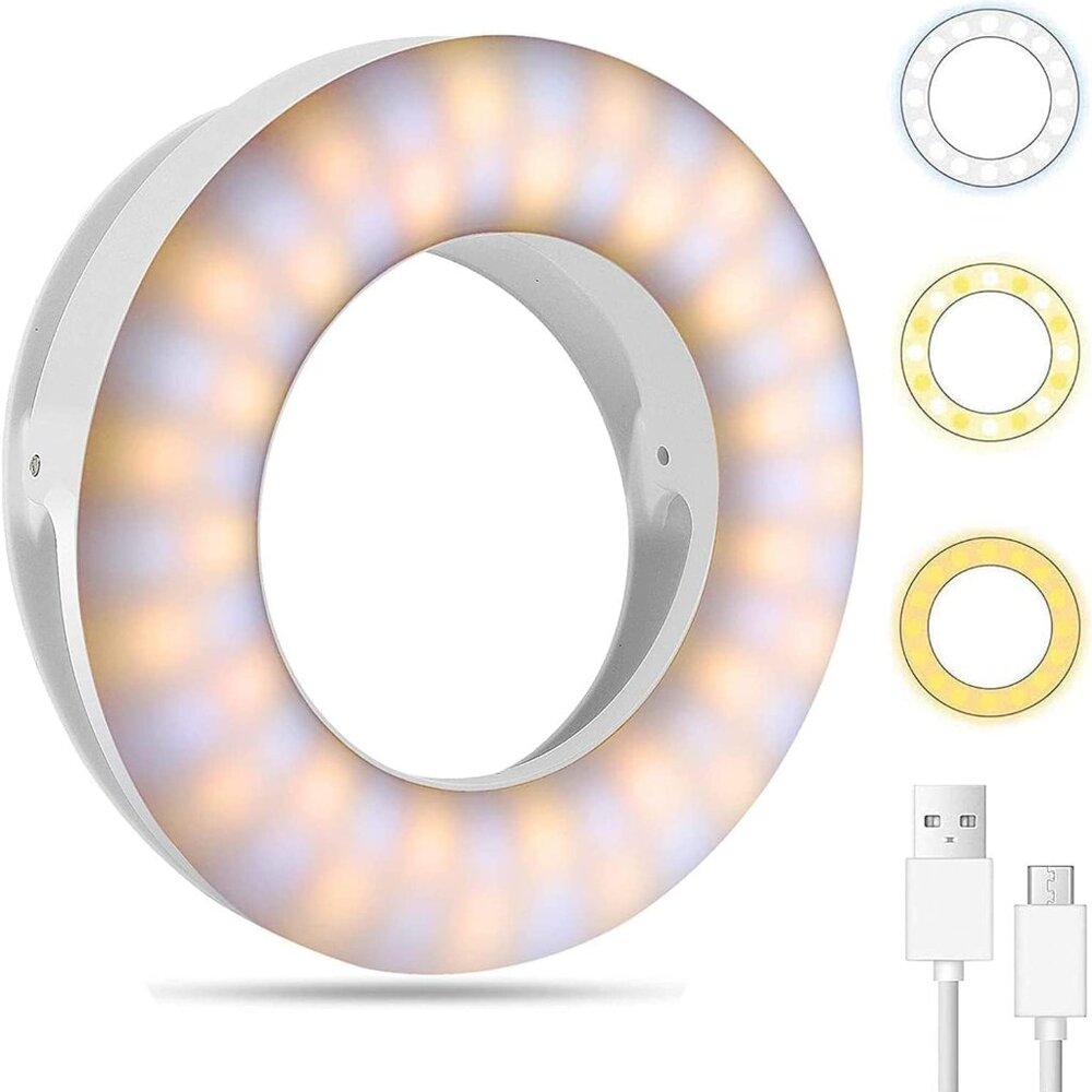 Portable LED Ring Light Clip-On - Picture 3 of 3